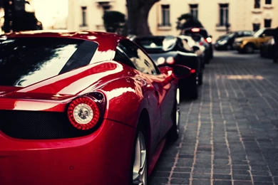 Download 1920x1080 HD Wallpapers Ferrari Sports Car Luxury Mansion ...