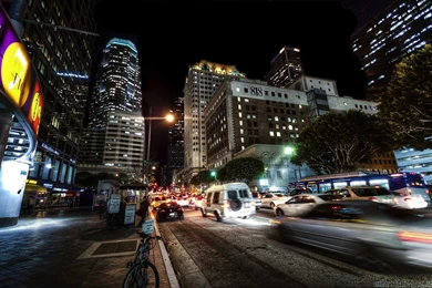 Twilight Los Angeles. Widescreen Backgrounds Cities In The World ...