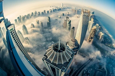 Daily Wallpaper: Up And Above Dubai