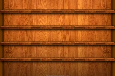 iPad Shelf Wallpapers Template And Contest