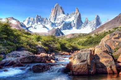 1280x1024 Mountain River Patagonia Wallpapers