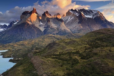Patagonia Wallpaper, OS: Patagonia, Argentina, Mountains, Lake
