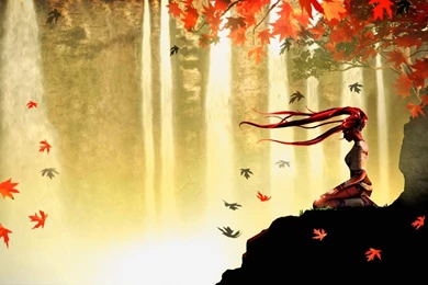 Wallpapers Autumn Meditation Anime 1920 X 1080 Full Hd   1920 X ...