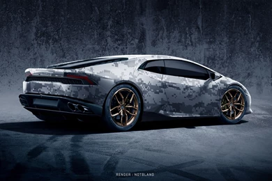 Lamborghini Huracan Art For Desktop Wallpapers