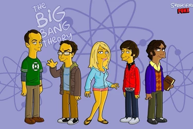 Springfield Punx: The Big Bang Theory Wallpaper!