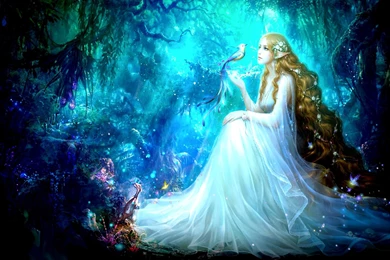 FOREST ELF WALLPAPER   (