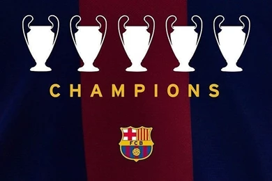 FC Barcelona 2015 Five UCL Champions Wallpapers Free Desktop ...