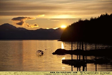 Sunset Over The Ancon.   Alaska Desktop Wallpapers