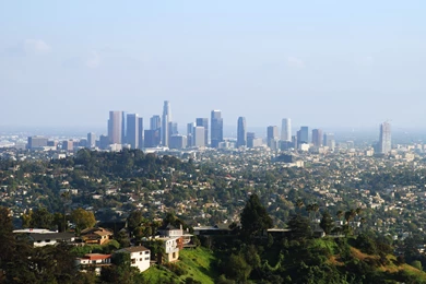Los Angeles From The Helipad : Travel Wallpapers And Stock Photo