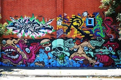 Graffiti Backgrounds Wall Street Art