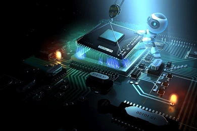 Built By 3D Robot Windows 8 HD Desktop Wallpapers