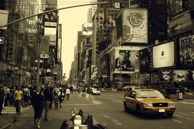 Download Wallpapers 1920x1080 New York, Manhattan, Street, Cars ...