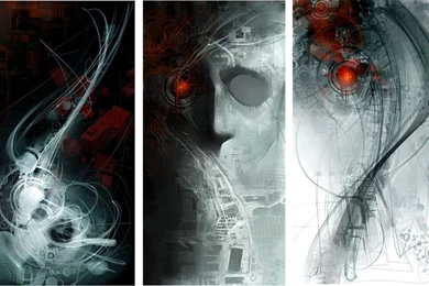 Sci Fi Cyborg wallpaper.jpg Photo By Bloodpig7