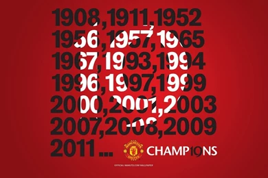 Download Wallpapers 3840x2400 Manchester United, Champions, Year ...
