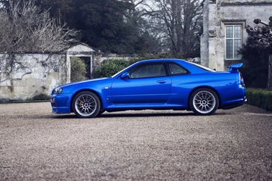 Cars Parking Rims Blue Cars Nissan Skyline GT R R34 Wallpapers ...