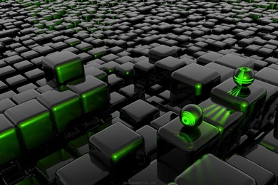 Download Abstract Green Black Wallpapers