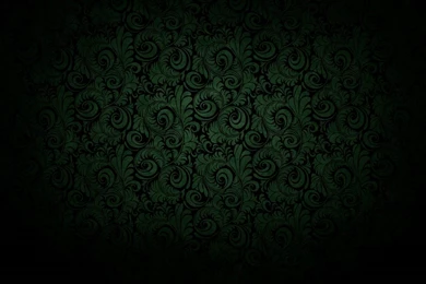 Dark Black Curved Bloom Green Wallpapers   (