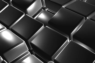 Black Boxes Curved Abstract   Nexus Wallpapers