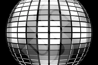 3D Disco Mirror Ball On Black Backgrounds (Full Version)