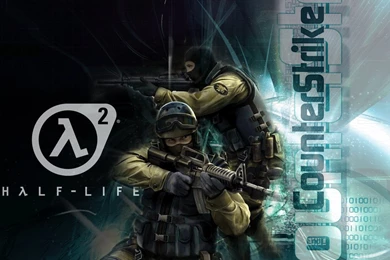 Counter Strike Source Logo Wallpaper.
