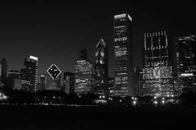 City Skyline At Night Wallpapers