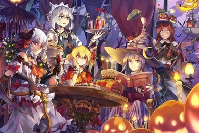 Beautiful Anime Girls, Halloween Wallpaper,Beautiful Wallpapers ...