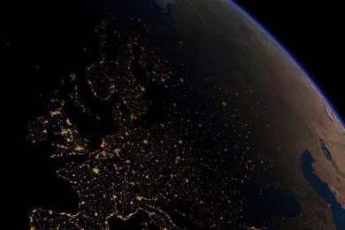 Download Europe From Space Wallpapers For iPhone 4