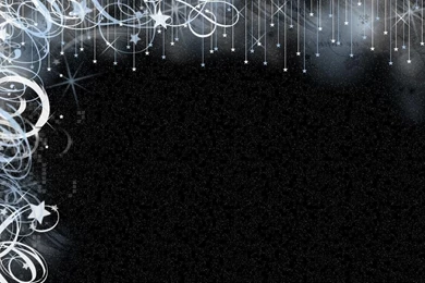 Artistic Blue Night Shining Stars