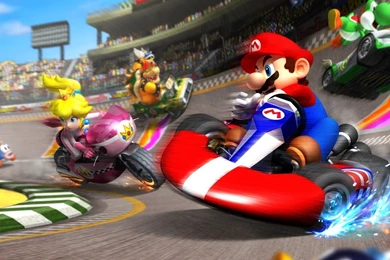 Download Wallpapers 1920x1080 Mario, Race, Track, Speed Full HD ...