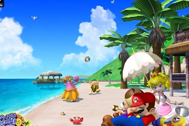 Super Mario Supermario Sunshine Hd Wallpapers   (