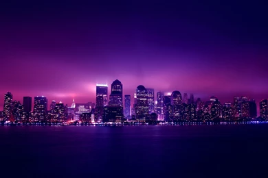 High Resolution Desktop Wallpapers   New York City After Sunset ...