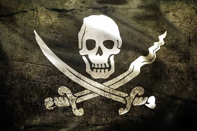 Desktop Wallpapers · Gallery · HD Notebook · Jolly Roger 1366x768 ...