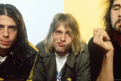 Nirvana Krist Smoking Wallpapers For iPhone 4