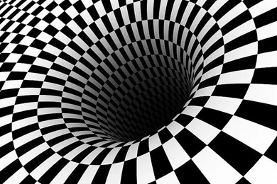 Black Hole Checkered Vortex Optical Illusions Wallpapers Free ...