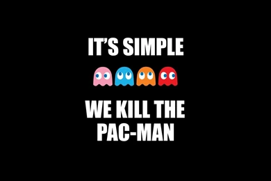 HDscreen: Pac Man The Dark Knight Ghosts Parody Desktop Bakcgrounds