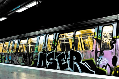 Train Graffiti HD Wallpapers
