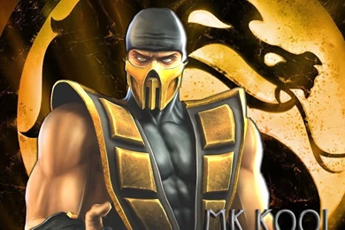 Scorpion Flames   Mortal Kombat Wallpapers (2539882)   Fanpop