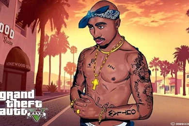 GTA V   Tupac Wallpapers By Albanianplayer On DeviantArt