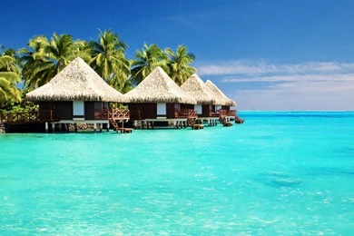 Download Wallpapers 3840x2160 Ocean, Landscape, Blue, Nature ...