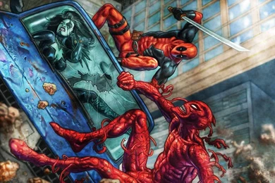 Deadpool Vs Carnage Wallpapers