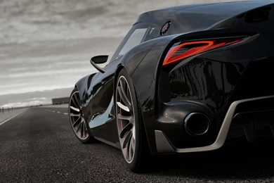 3840x2160 Black Toyota FT1 Ultra HD 4K Wallpapers