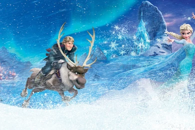 Kristoff Elsa In Frozen Wallpapers