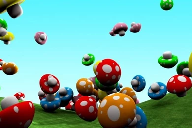 640x960 Mario Flying Objects Iphone 4 Wallpapers
