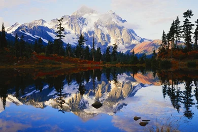 Mountain Lake Reflection Landscape Wallpapers 1920x1080   1510327