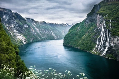 Norway Geiranger European Landscape Wallpapers   1920x1080 ...
