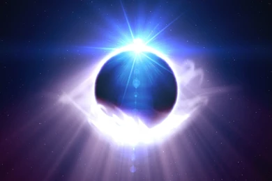 Download Wallpapers 2048x1152 Ball, Light, Bright, Abstract HD HD ...