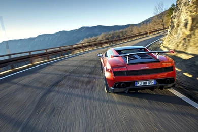 Download Wallpapers 3840x2400 Red, Traffic, Sports Car, Lamborghini ...