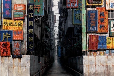 Japan City Signs Ghost In The Shell Hd Wallpapers (