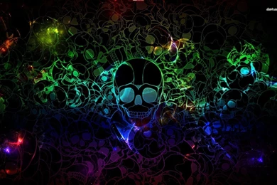 Neon Skulls Wallpapers   Digital Art Wallpapers