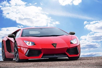 YouWall   Red Lamborghini Aventador Wallpapers   Wallpapers ...